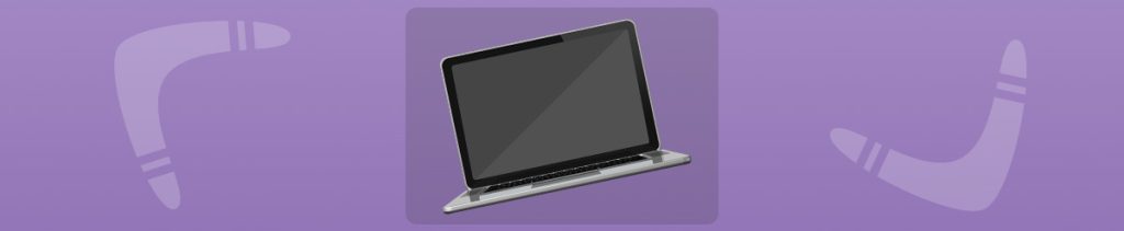 boomerang laptop icon