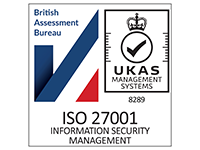 ISO 27001 approved