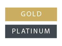 Gold and platinum icon