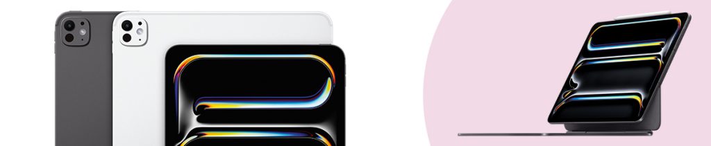 iPad Pro different sizes and with keyboard