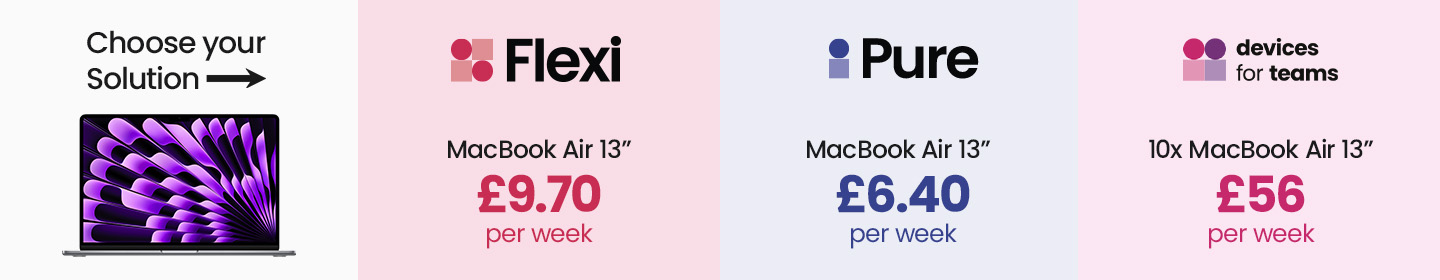 Your different leasing options for MacBook Air