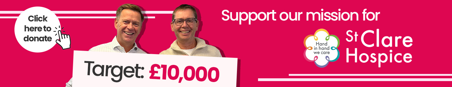 help us support st Clare hospice