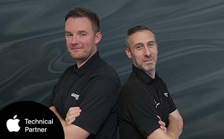gav and Scott our technical engineers