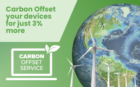 carbon offset your devices for just 3% more