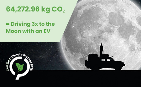 driving 3x to the moon with an EV