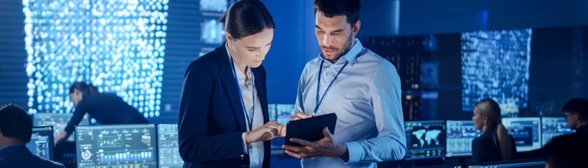 people in computer room