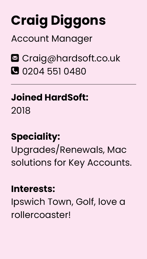 Craig contact card