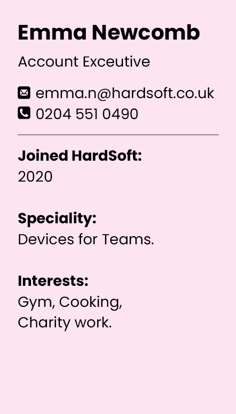 Emma contact card