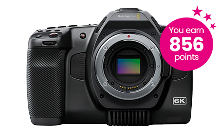 Blackmagic Cinema Camera 6K Pro worth 856 points