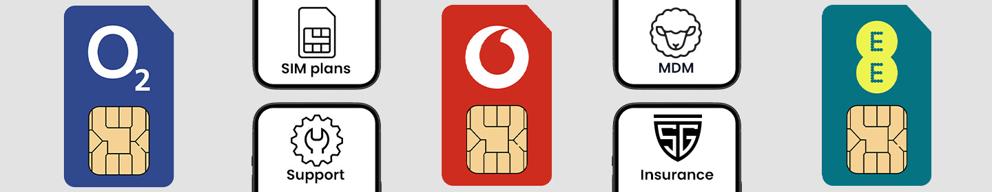 Sims with phones for teams