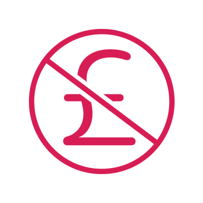 No Fees icon